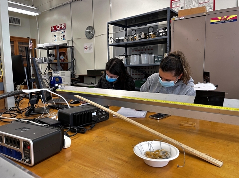 Students in lab