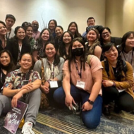 group of people at the APAHE conference
