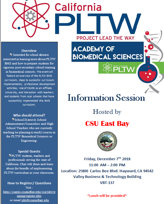PLTW BMS Info Session Flyer 