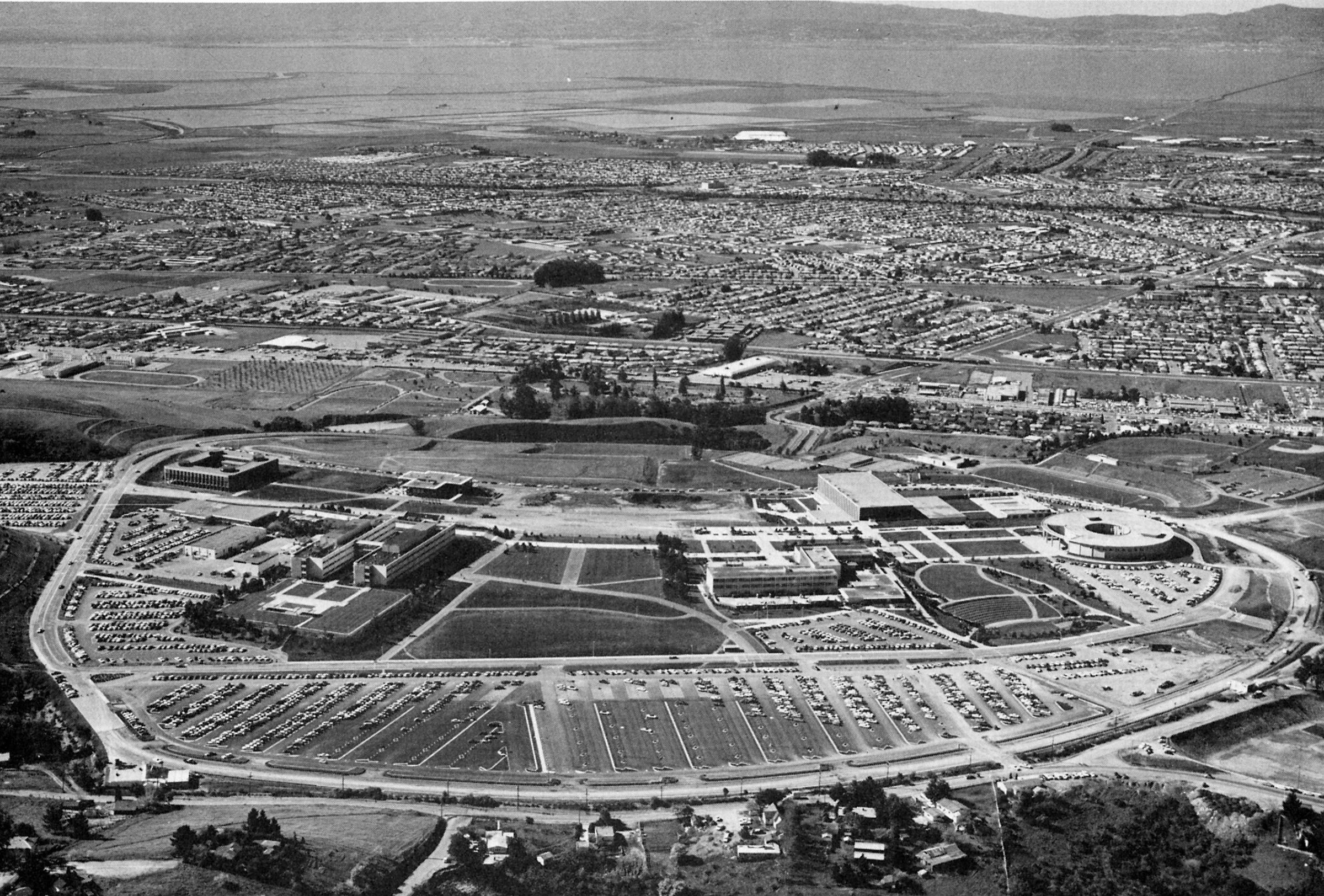 old aerial Campus