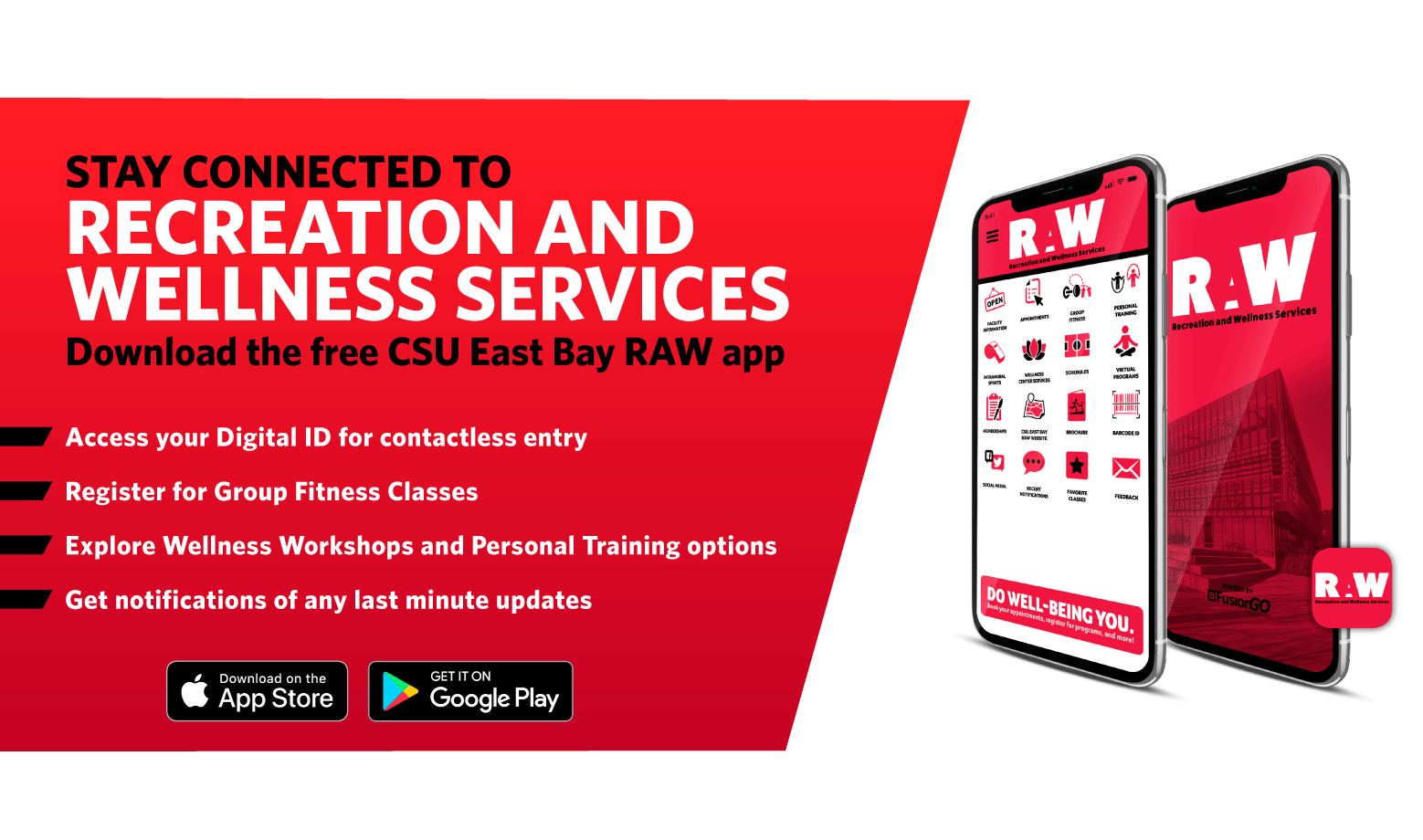 RAW Member App Banner