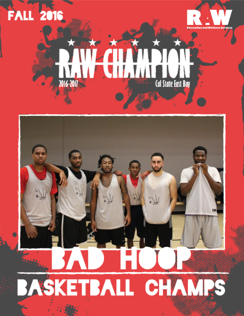 Fall 2016 Basketball Champions  flyer