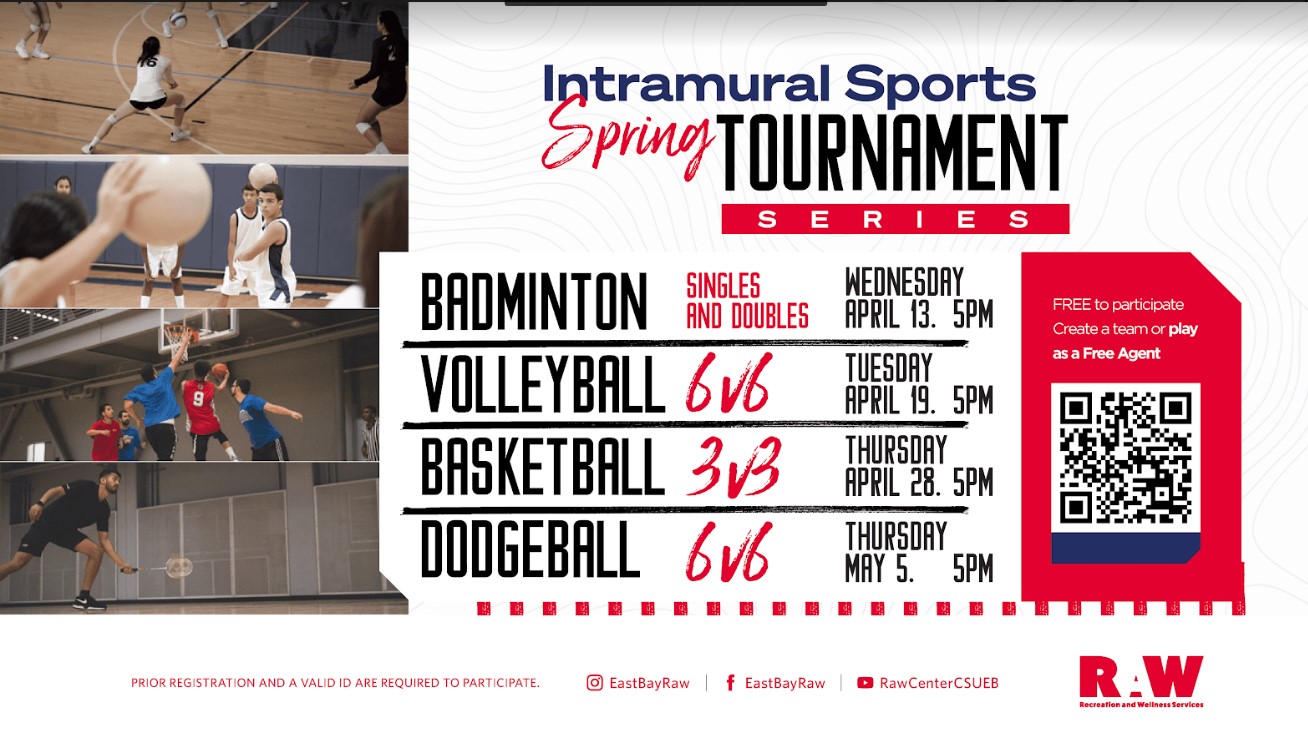 Intramural Sports Spring 2022 Tournament Series