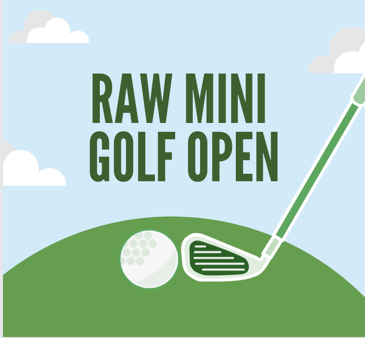 raw mini golf open