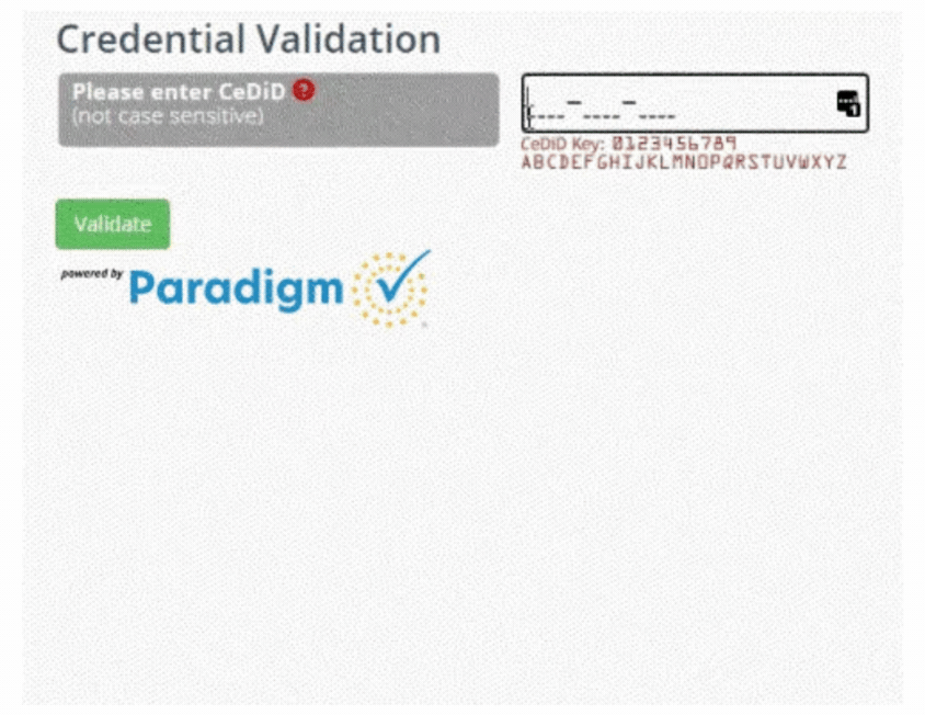 CeValidationDemo