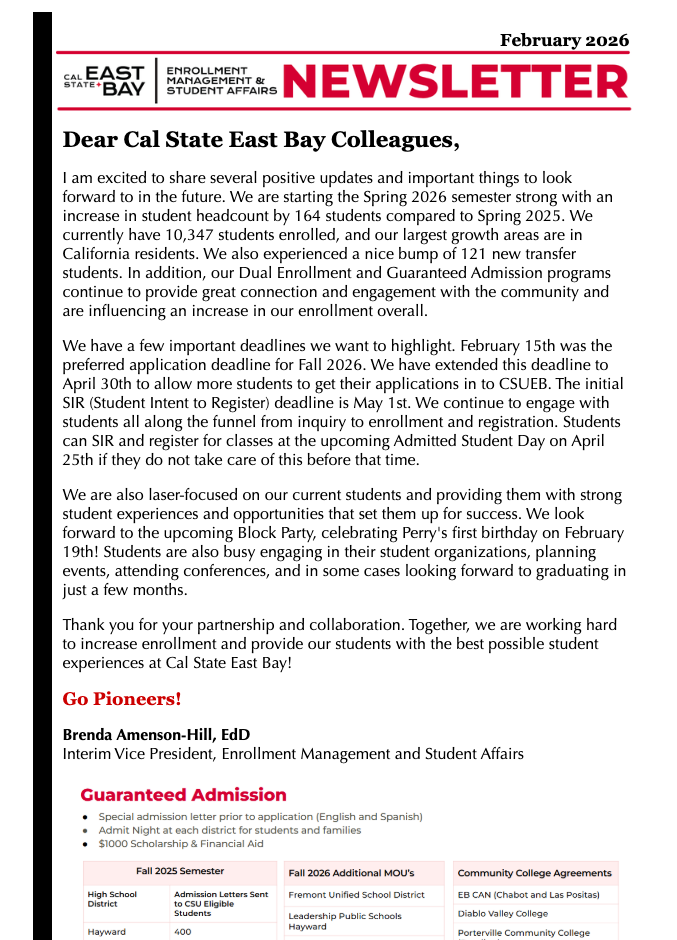 February 2026 Newsletter