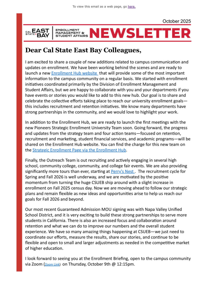 October 2025 Newsletter