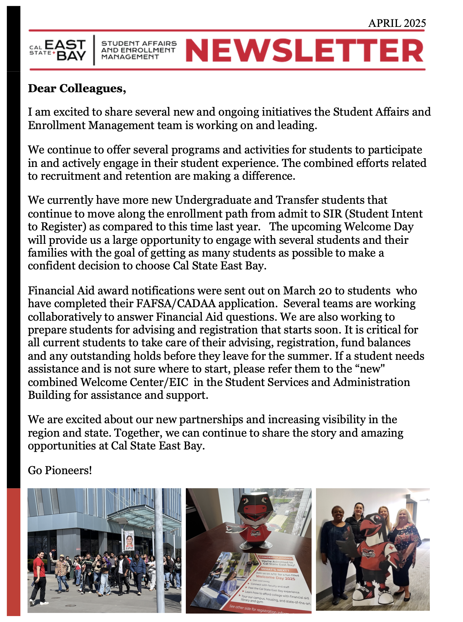 April 2025 Newsletter