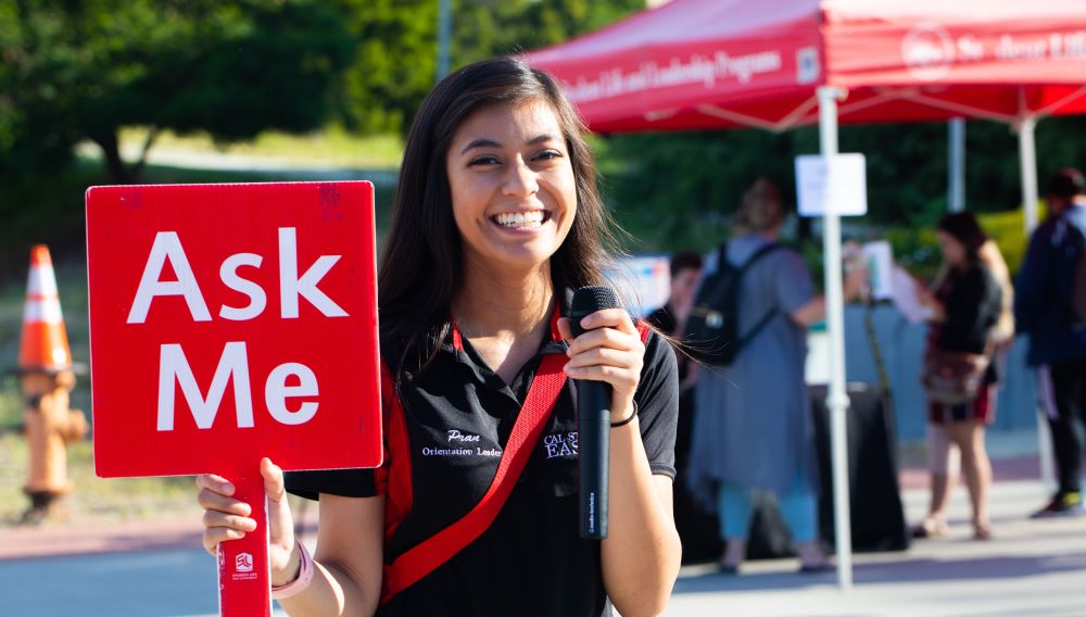 Students on Quad Walkway