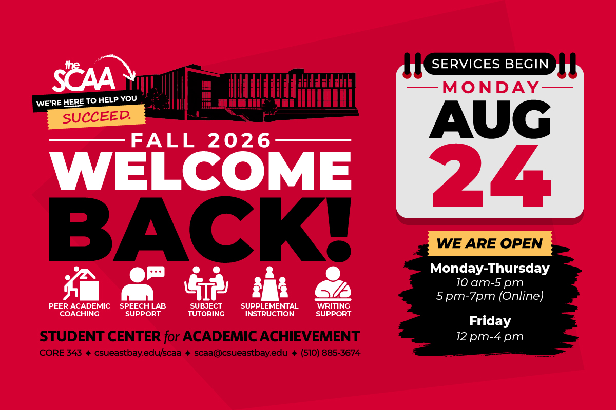 Image of flyer welcoming back faculty