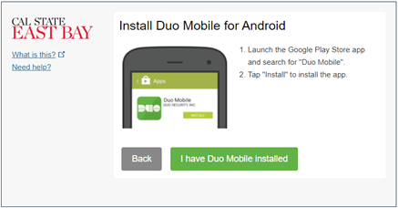 Duo Enrollment Step 7