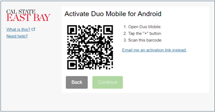 Duo Enrollment Step 9