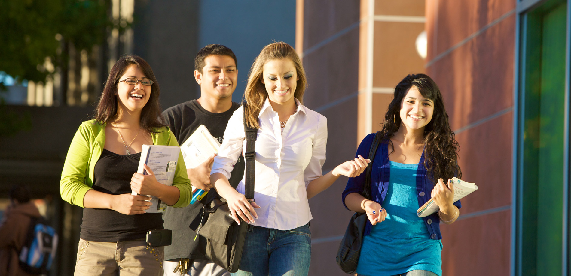 Students walking at Hayward Campus