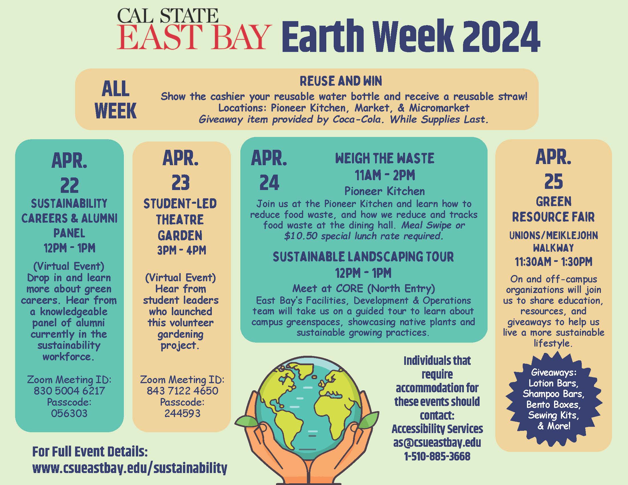 Earth Week Flyer 2024