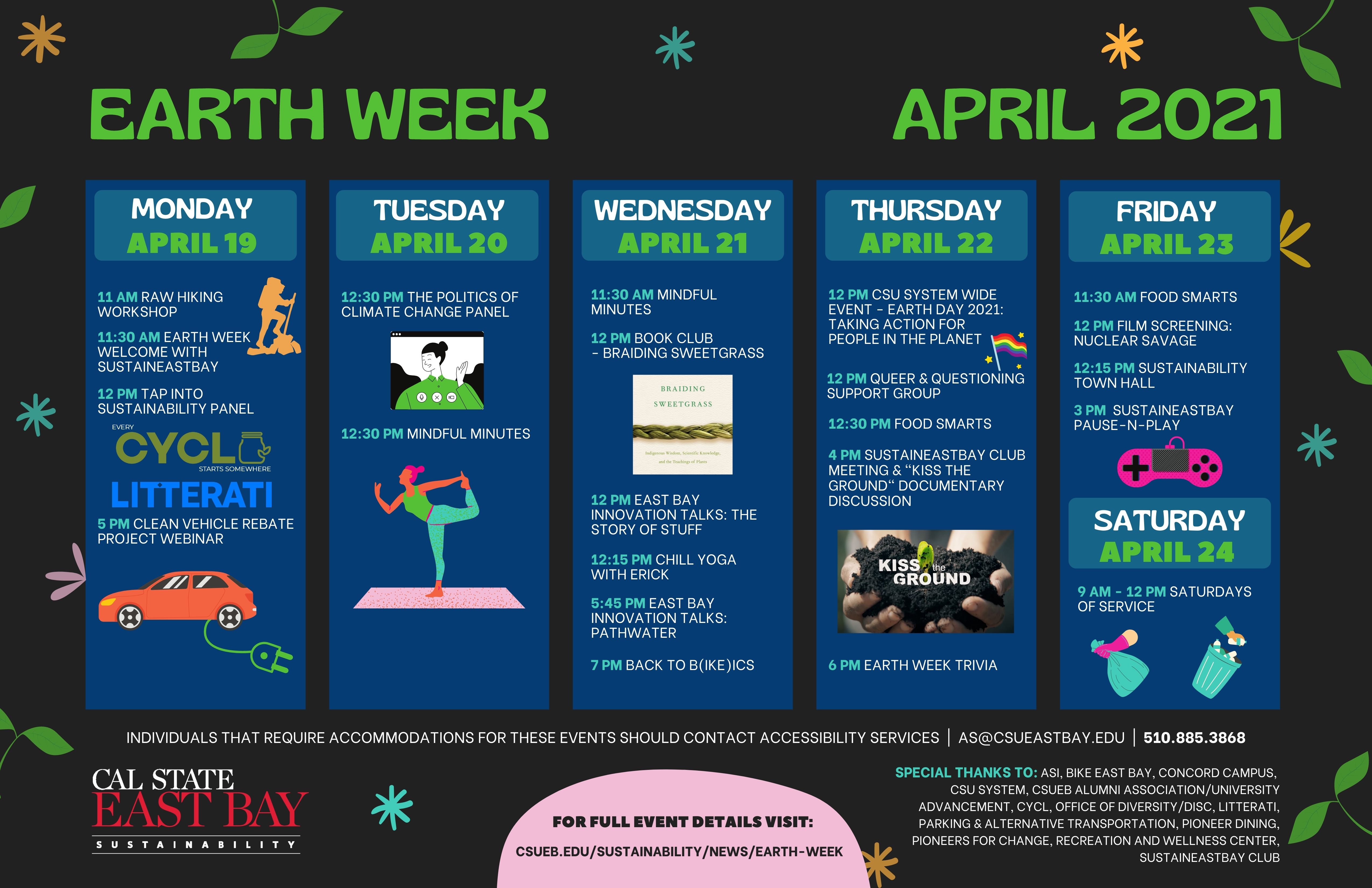 csueb earth week poster 2021