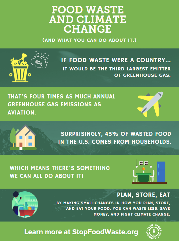 food waste infographic csueb
