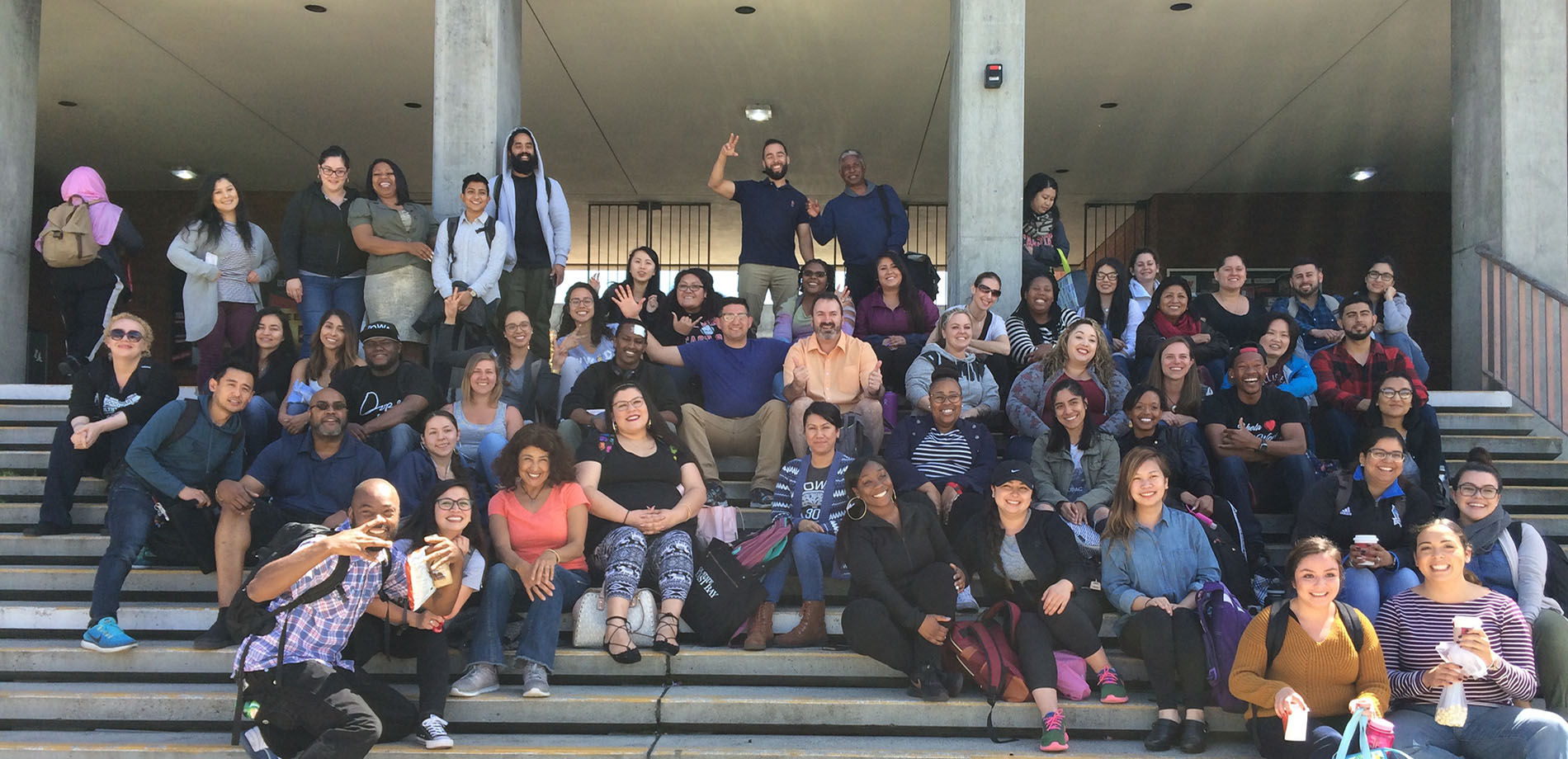 A group photo of the MSW class of 2019