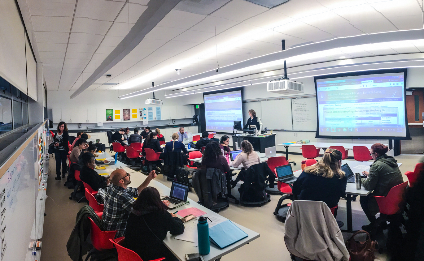 Teacher Education students in class