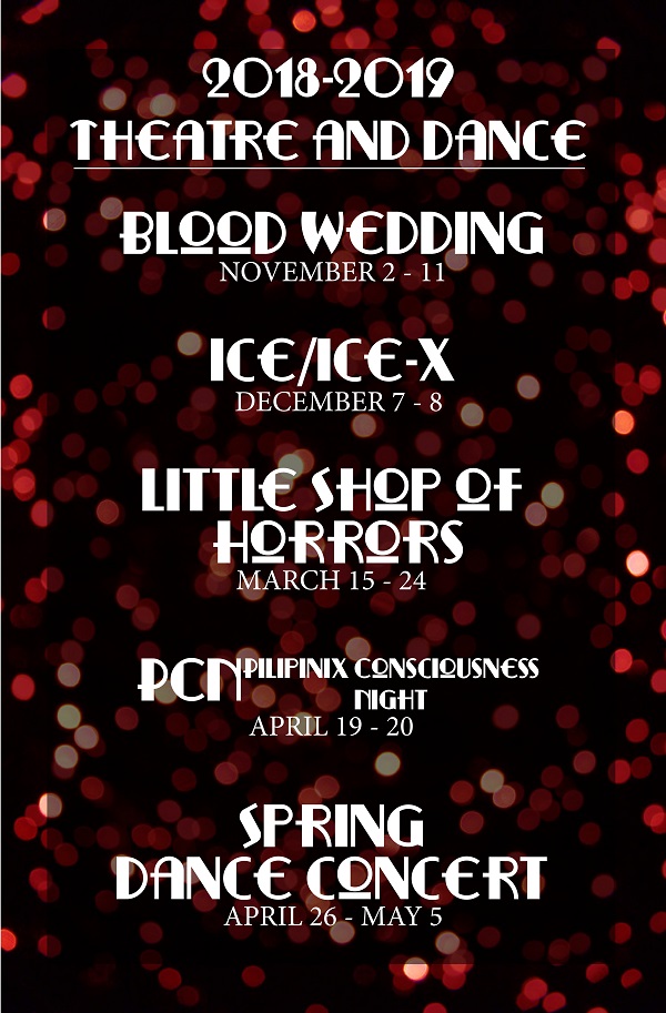 2018 2019 theatre and dance flyer