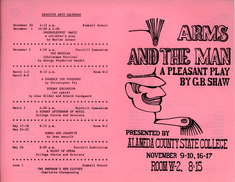 Arms and the Man flyer