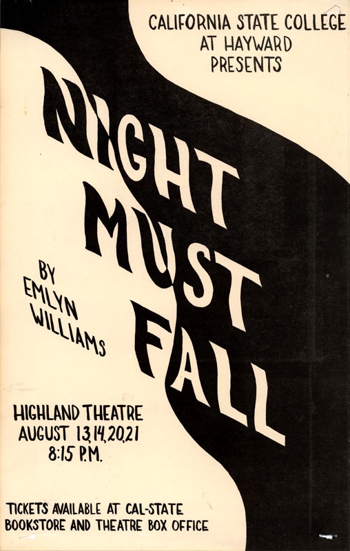 Night Must Fall flyer