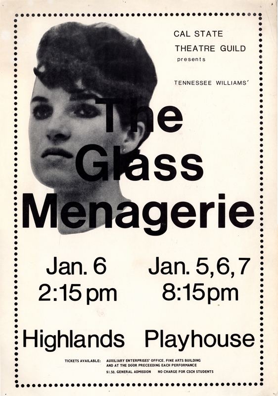 The Glass Menagerie flyer