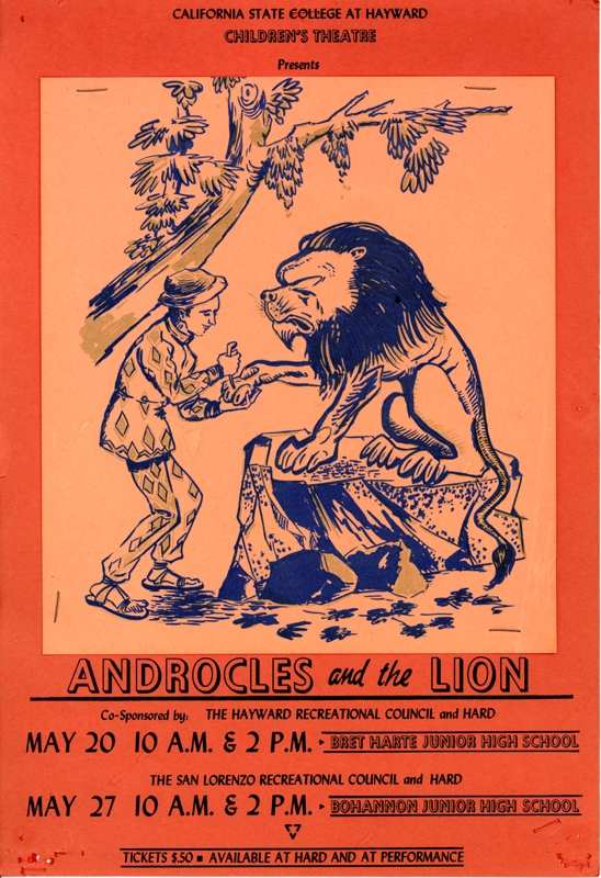 Androcles And The Lion flyer