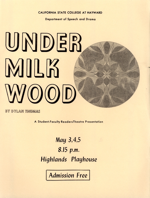 Under Milk Wood flyer