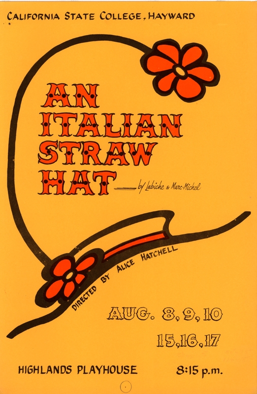 An Italian Straw Hat flyer