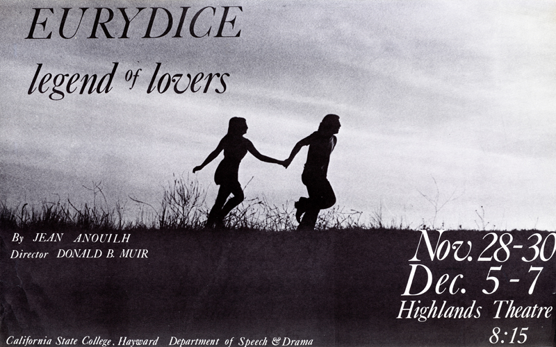 Eurydice Legends of Lovers flyer