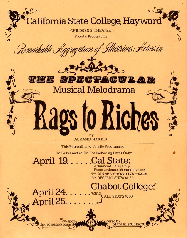 Rags to Riches flyer