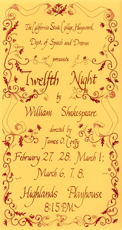 Twelfth Night flyer