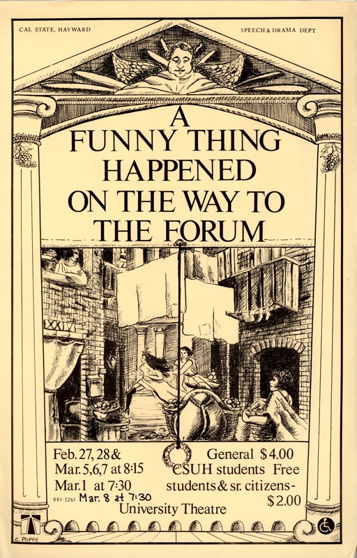 A Funny Thing Happened on the Way to the Forum flyer