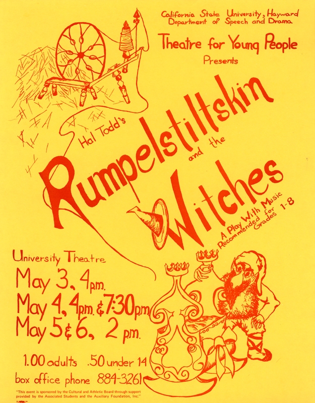 Rumplestiltskin and the Witches flyer