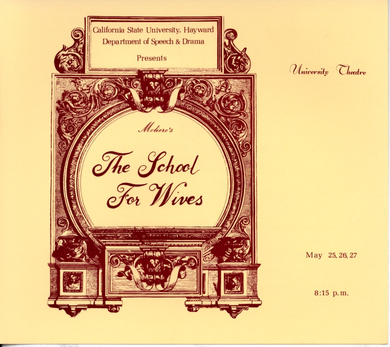The School For Wives flyer