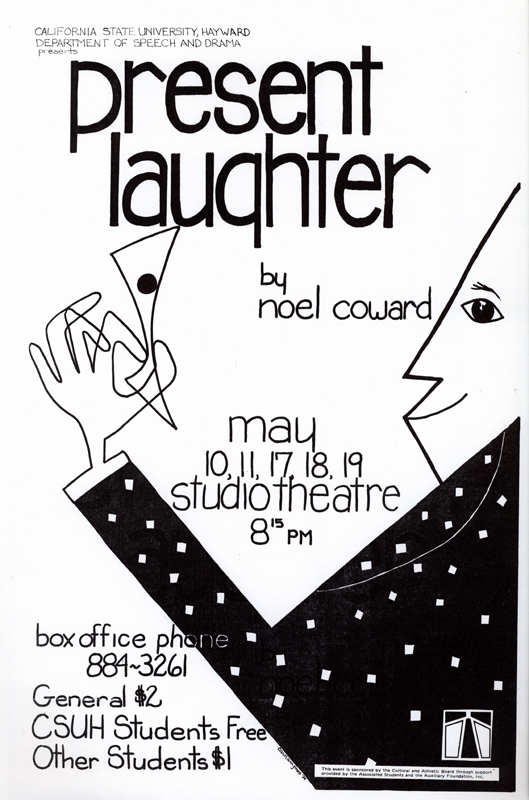 Present Laughter flyer