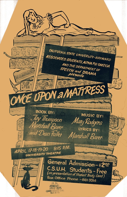 Once Upon a Mattress flyer