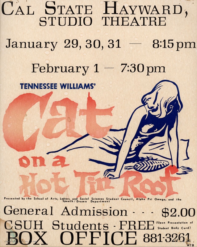 Cat on a Hot Tin Roof flyer