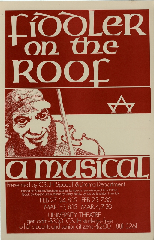 Fiddler on the Roof flyer