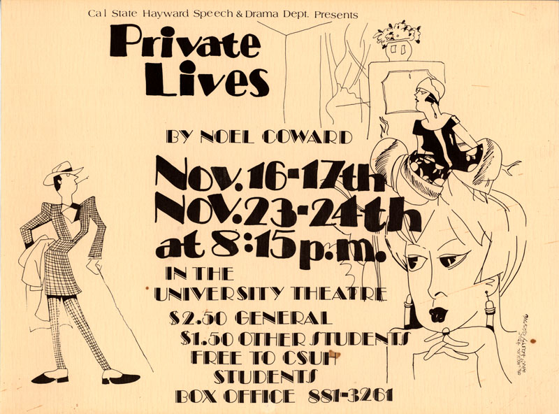 Private Lives flyer