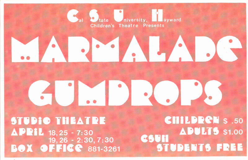Marmalade Gumdrops flyer