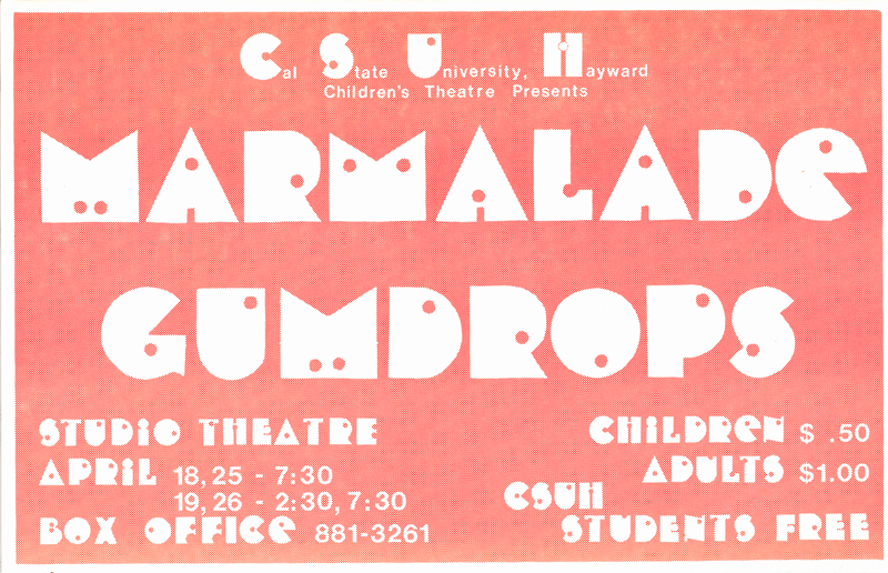 Marmalade Gumdrops flyer