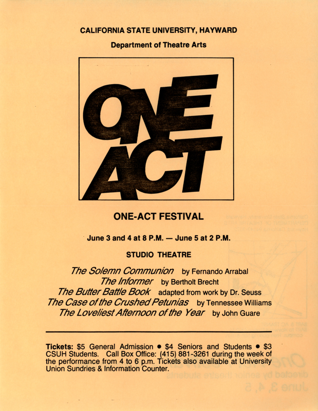 The One Act Festival