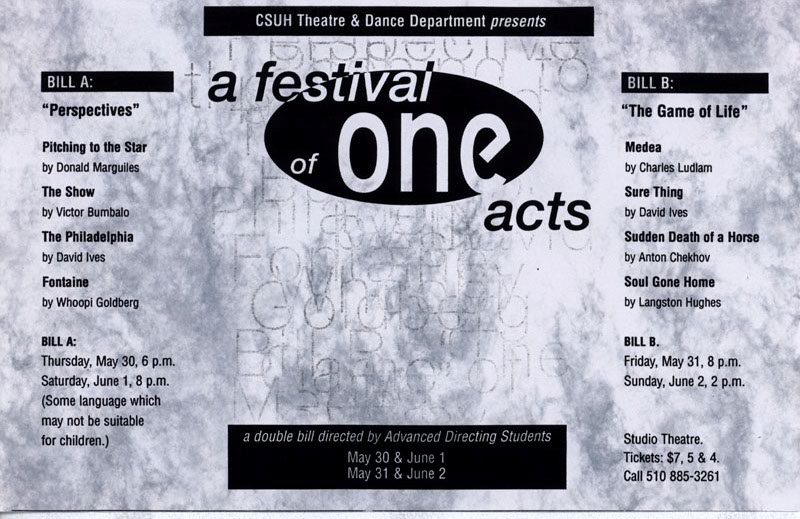 The One Acts Festival