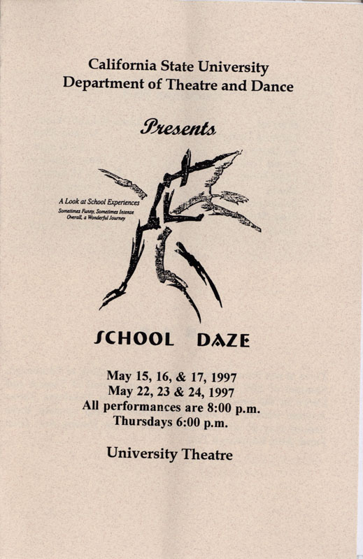 School Daze Spring Dance Concert