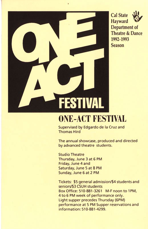 The One Acts Festival