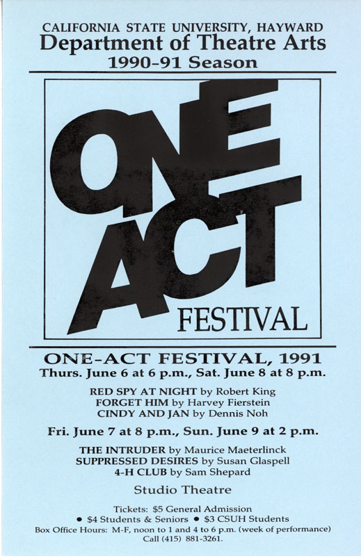 The One Acts Festival Showcase