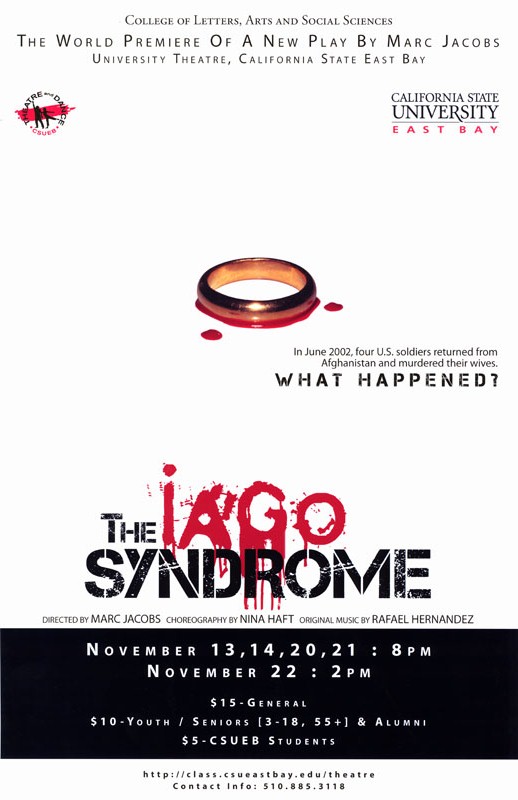 Publicity for Iago Syndrome