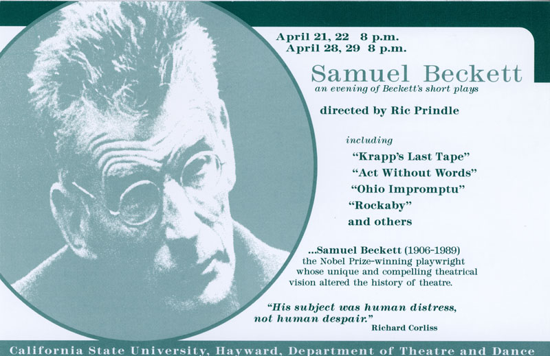 An Evening of Short Plays by Samuel Beckett