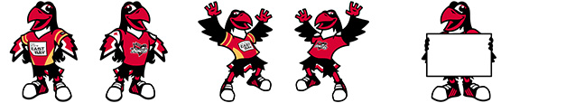 Perry Mascot Poses